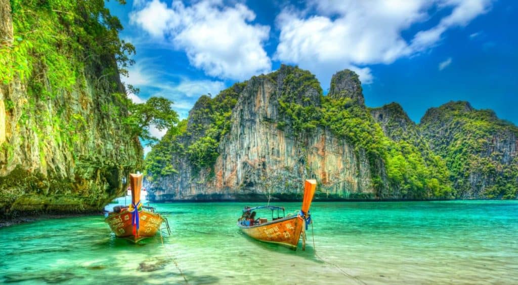 остров Пхи Пхи в Таиланде